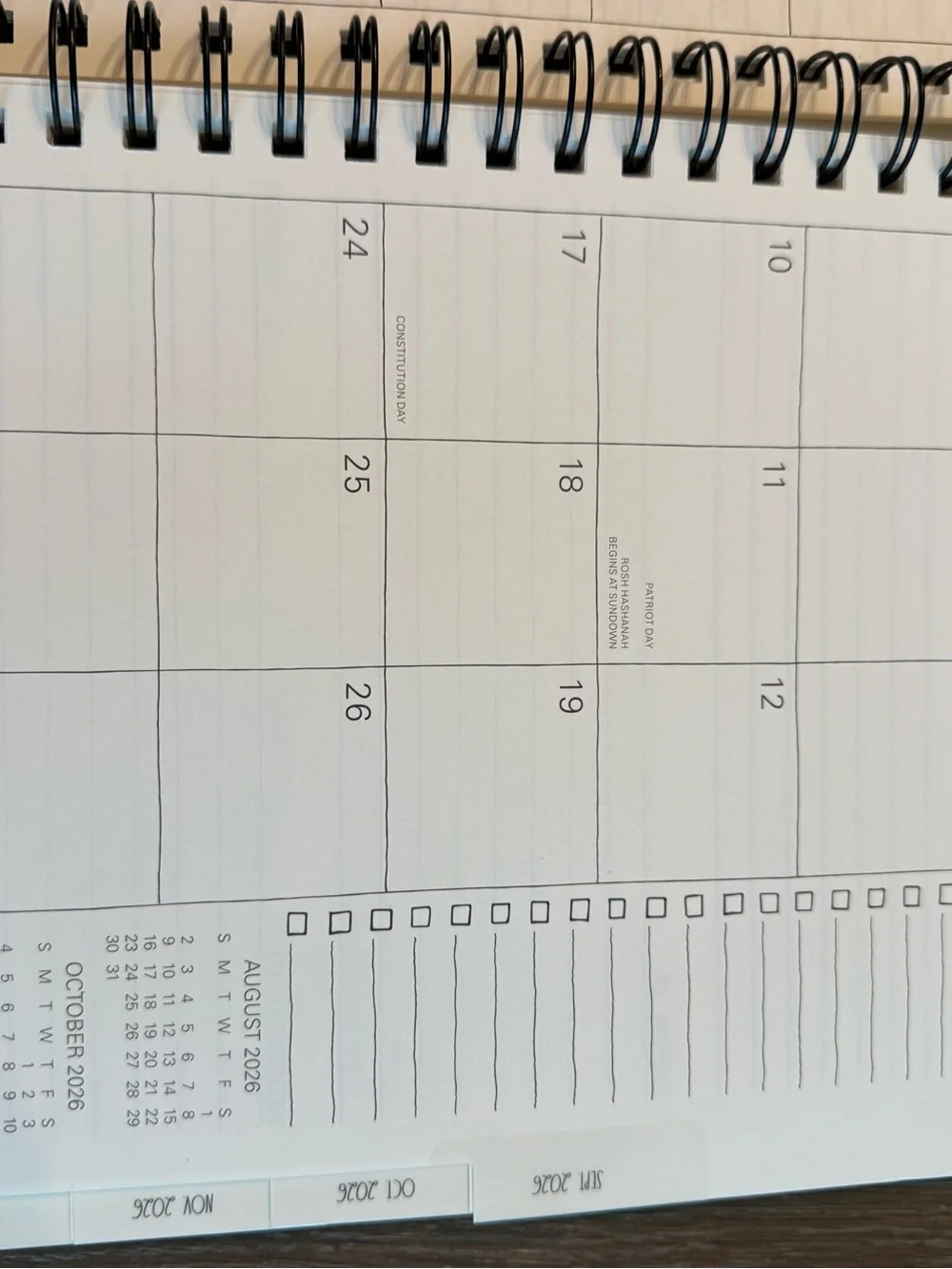 NWT Rae Dunn Hardcover 17 month Planner MAKE IT HAPPEN 2027